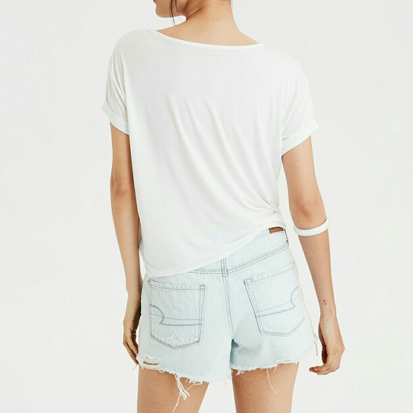 (NWOT) AE Soft & Sexy Button-Front Tee - Picture 2 of 7